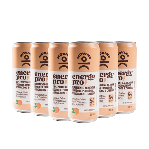 Energy Pro – Ice Tea Pêssego  Pack com 6