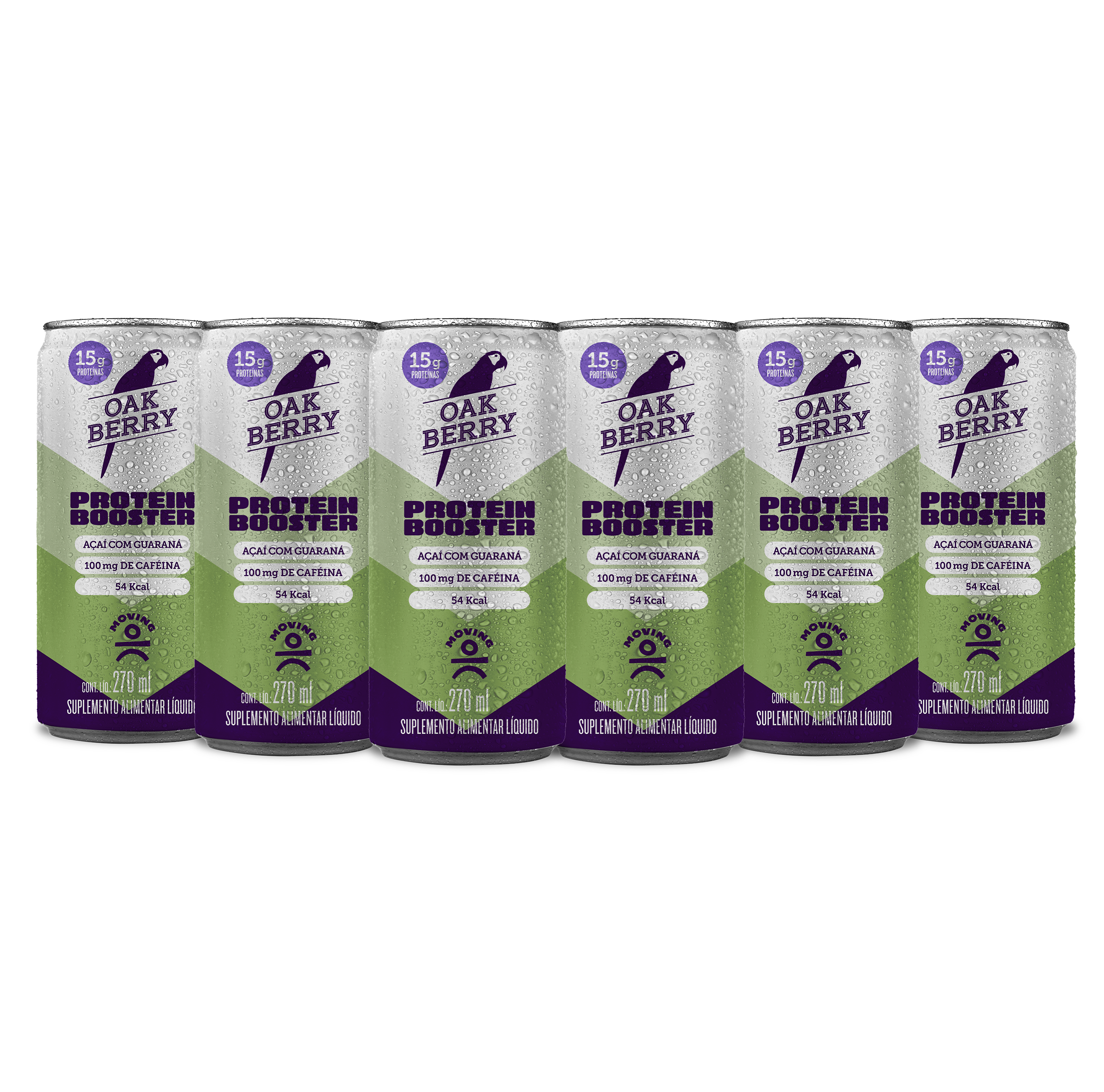 Protein Booster – Açaí com Guaraná Pack com 6